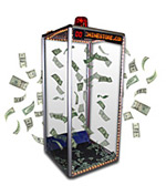 Hard Case Blizzard of Dollars Cash Cube Money Machine
